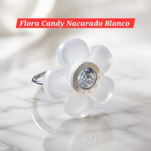 Flora Candy Nacarado Blanco