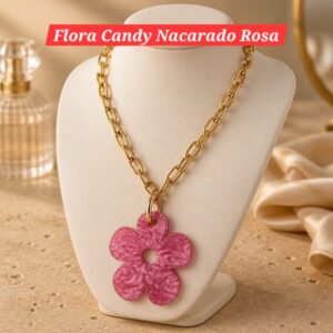 Flora Candy Nacarado Rosa