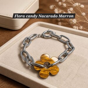 Flora Candy Nacarado Marrón