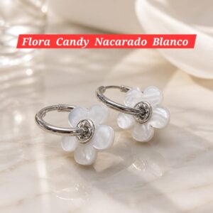 Flora Candy Nacarado Blanco