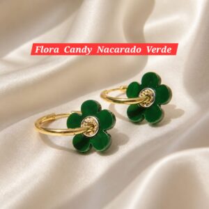Flora Candy Nacarado Verde
