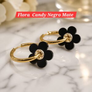 Flora Candy Negro Mate