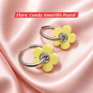 Flora Candy Amarillo Pastel