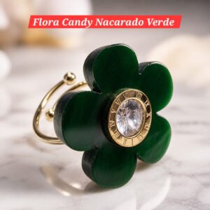 Flora Candy Nacarado Verde