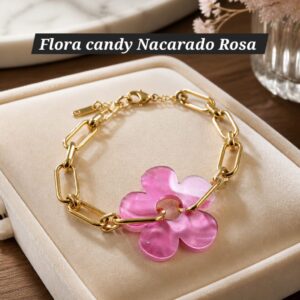 Flora Candy Nacarado Rosa