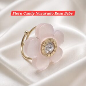 Flora Candy Nacarado Rosa Bebé