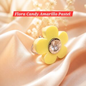 Flora Candy Amarillo Pastel
